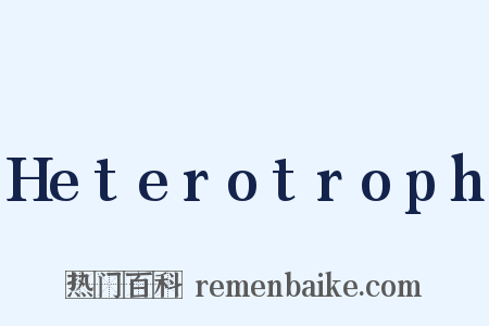 Heterotroph是什么意思的图片